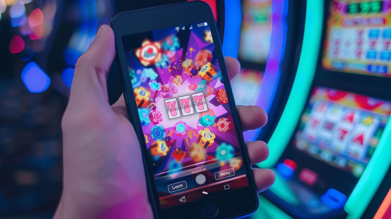 jilimac slot game screen showing spinning reels on a mobile phone